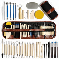 The Nordic Clay Studio – 43-Piece Beginner Pottery Tool Set